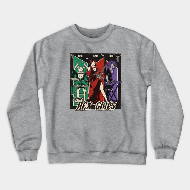 hex girls band Crewneck Sweatshirt by tostsandstudio